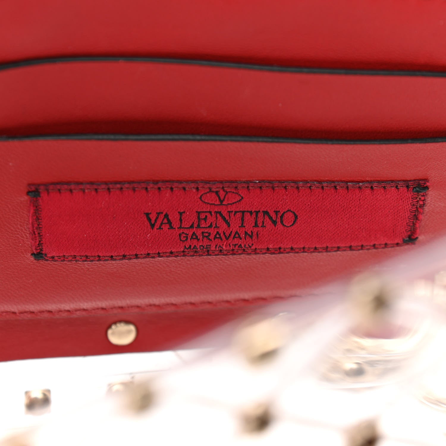 Valentino Garavani PVC Medium Rockstud Spike Shoulder Bag 6 of 9