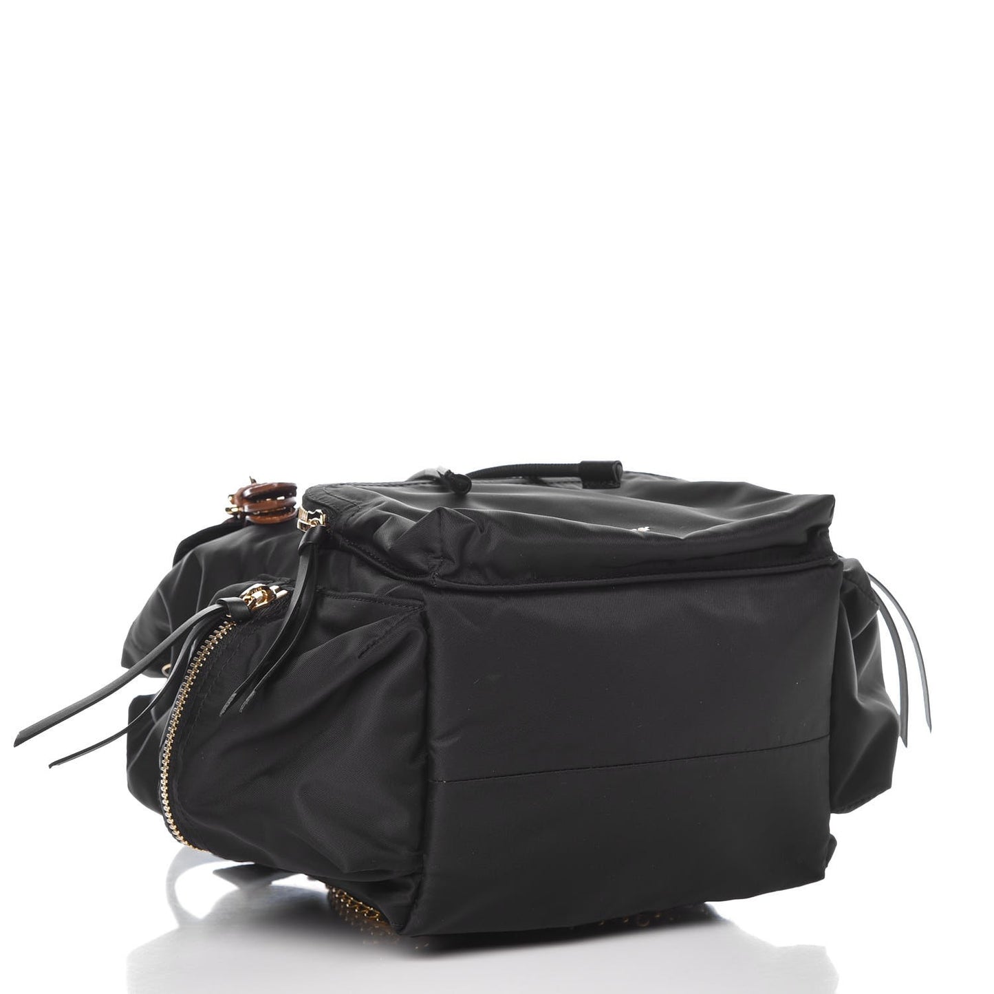 Nylon Medium Backpack Black