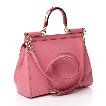 Dolce & Gabbana Dauphine Embellished Medium Miss Sicily Satchel Pink 4 of 11
