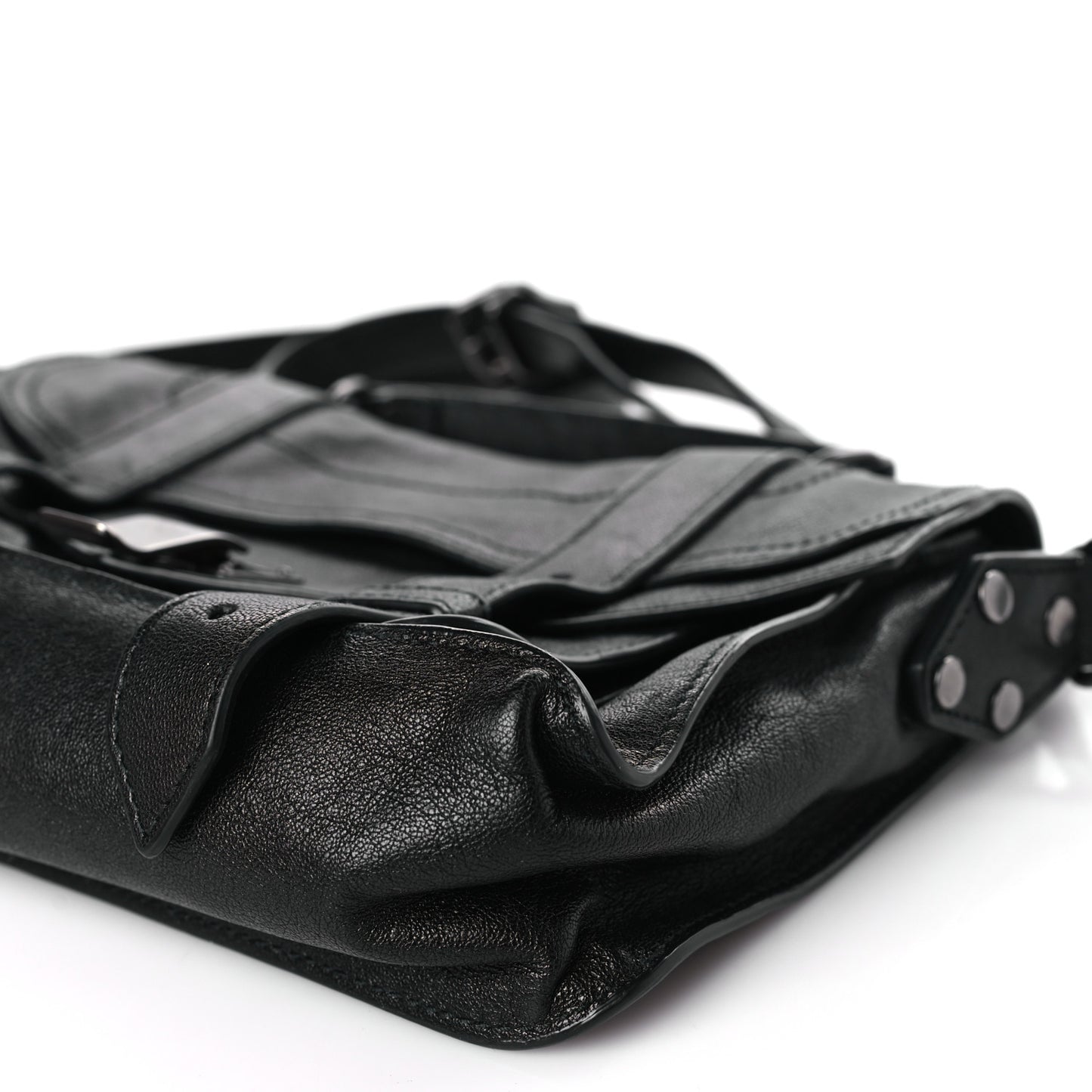 Lambskin Tiny PS1 Satchel Black