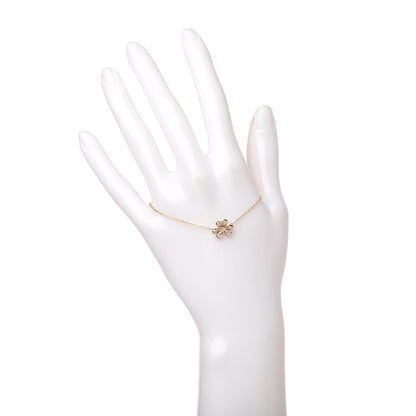 Van Cleef & Arpels 18K Yellow Gold Diamond Mini Frivole Pave Bracelet 2 of 8