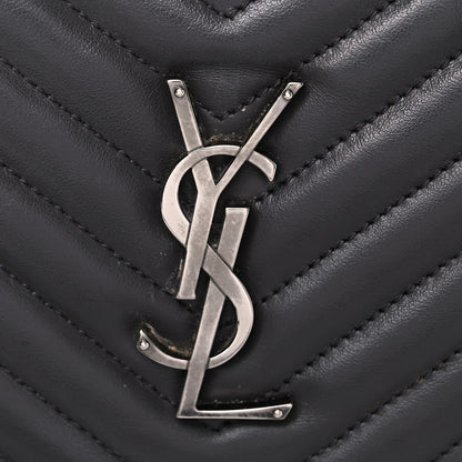 Saint Laurent Calfskin Matelasse Monogram Lou Camera Bag Grey Kaki 20 of 20