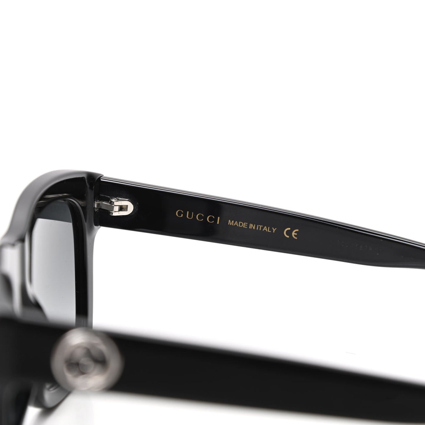 Acetate Square Frame Sunglasses GG0032S Black