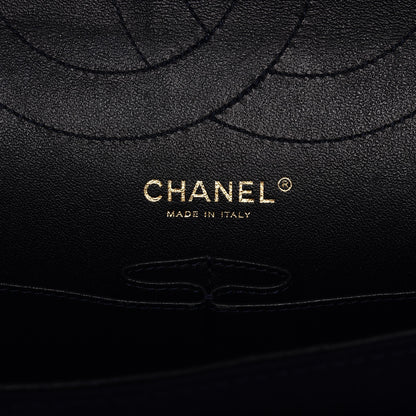 Chanel Jersey Quilted 2.55 Reissue 227 Flap Navy 6 of 10