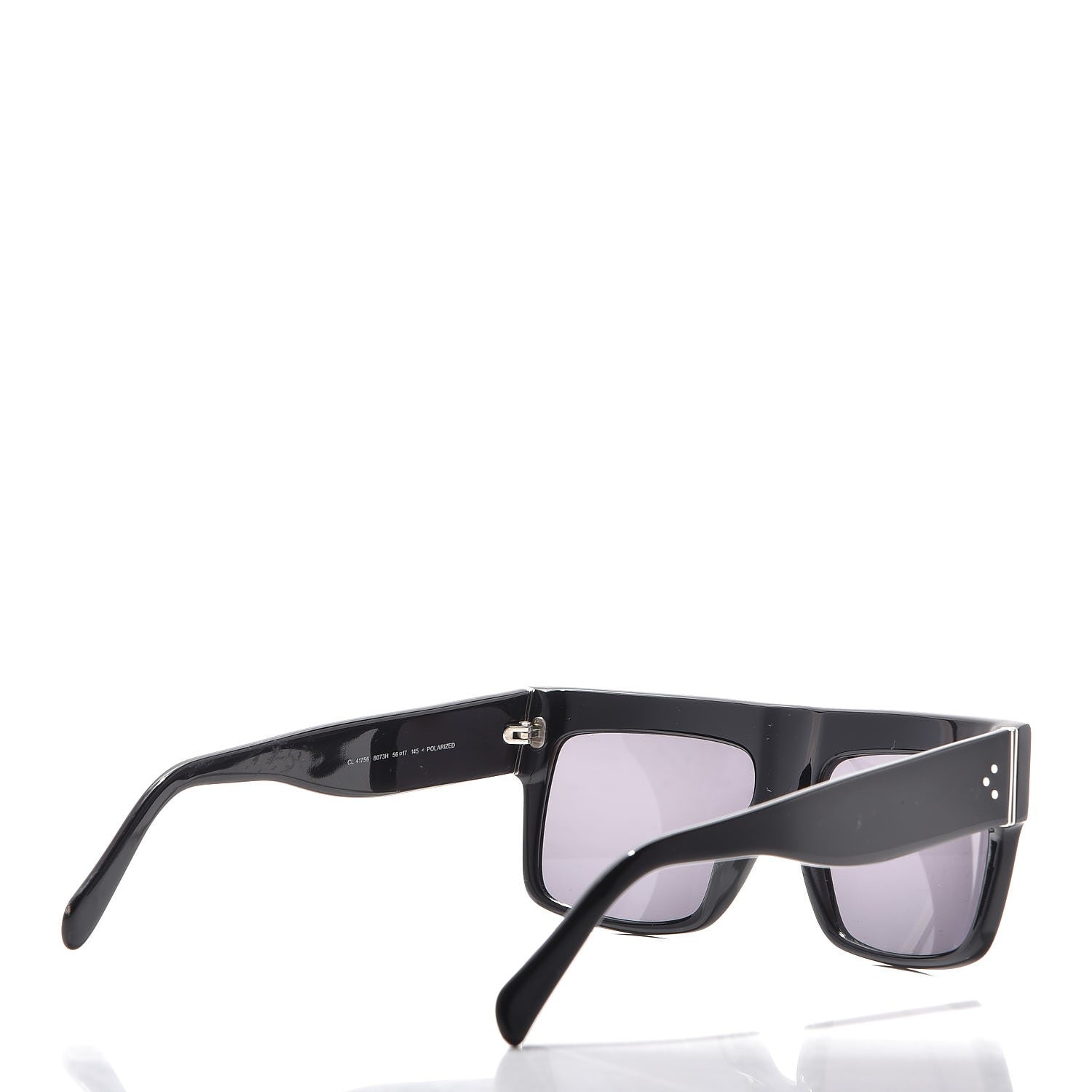 Celine Polarized ZZ Top Sunglasses CL 41756/S Black 4 of 7