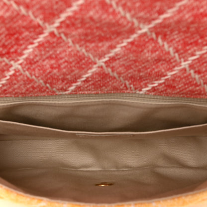 Chanel Jersey Quilted Jumbo Fabrics and Co Flap Multicolor 5 of 9