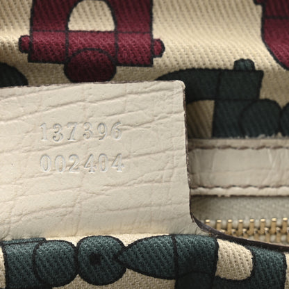 Gucci Monogram Medium Jolicoeur Tote White 7 of 10