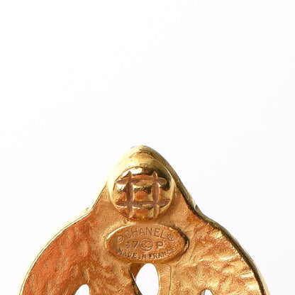 Chanel CC Heart Clip On Earrings Gold 4 of 4
