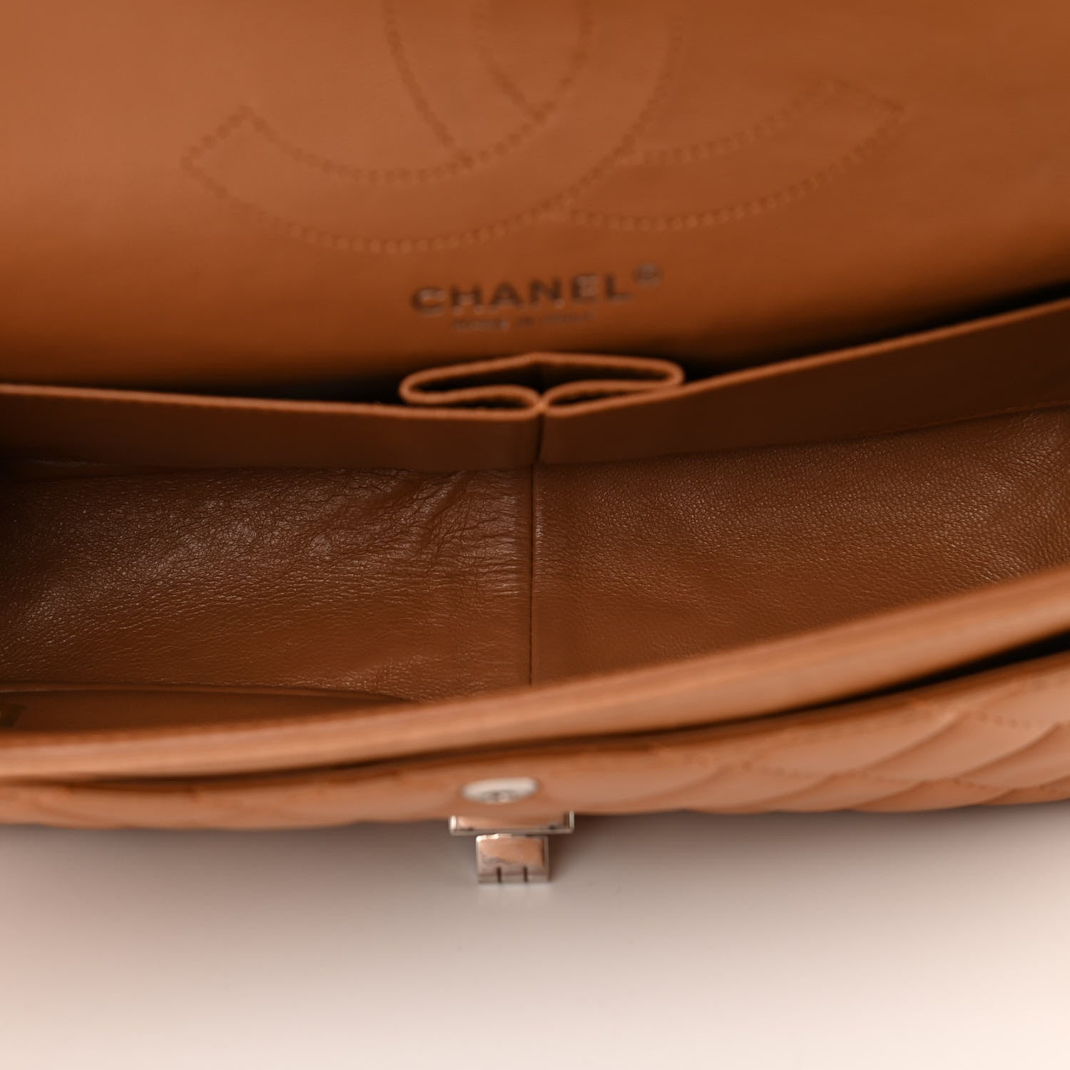 Chanel Lambskin Quilted 2.55 Reissue 226 Flap Dark Beige 5 of 13