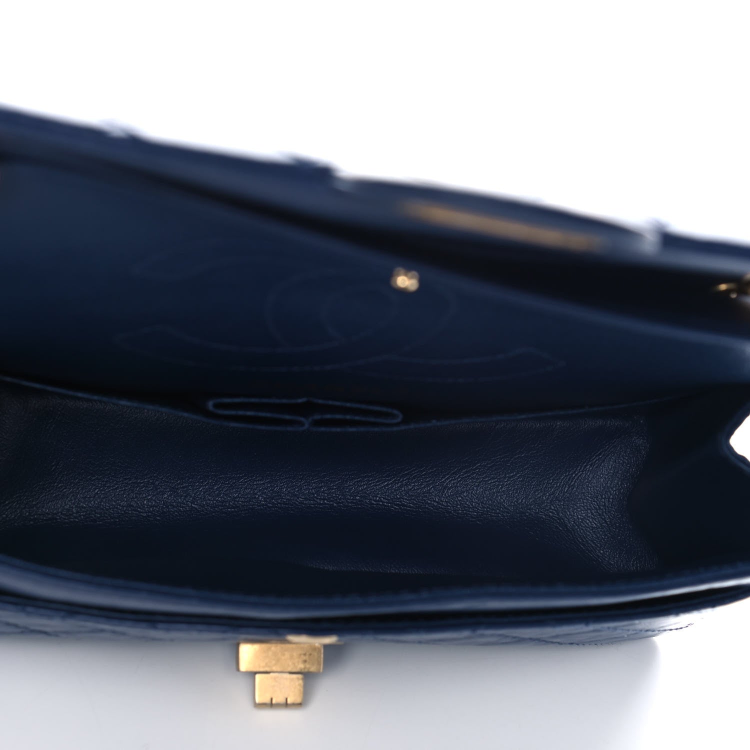 Chanel Aged Calfskin Quilted 2.55 Reissue 225 Flap Navy 5 of 13