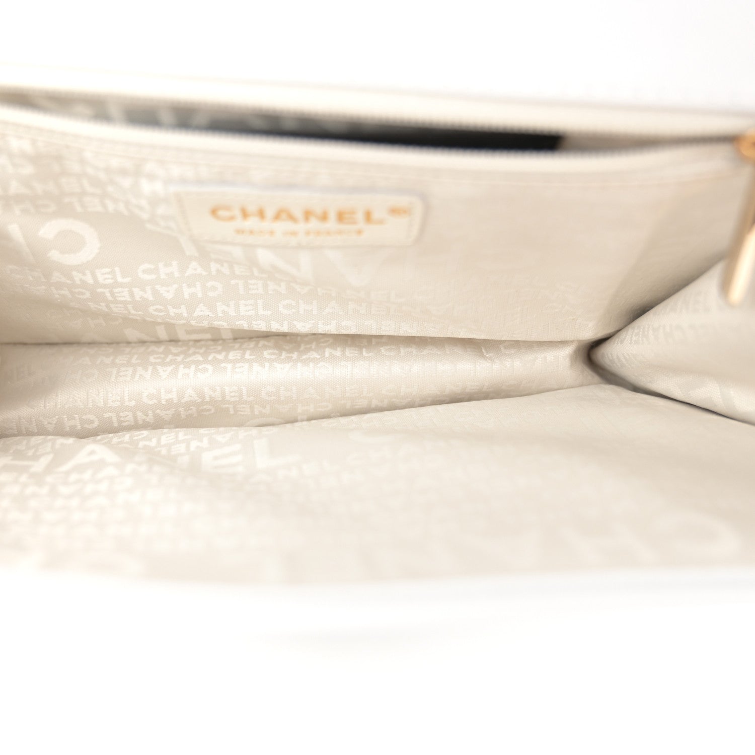 Chanel Lambskin Chocolate Bar Mademoiselle Flap Black White 5 of 10