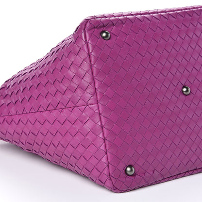 Bottega Veneta Nappa Intrecciato Top Handle Tote Orchid 9 of 10