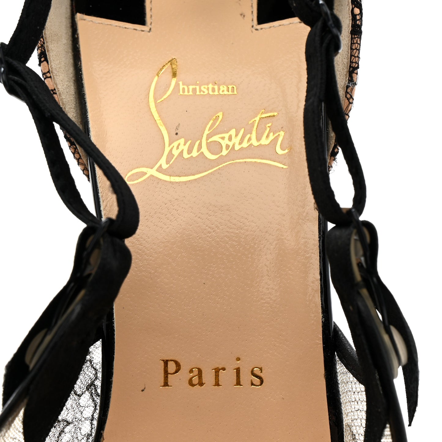 Nappa Patent Chantilly Lace Hot Jeanbi 100 Pumps 39.5 Black