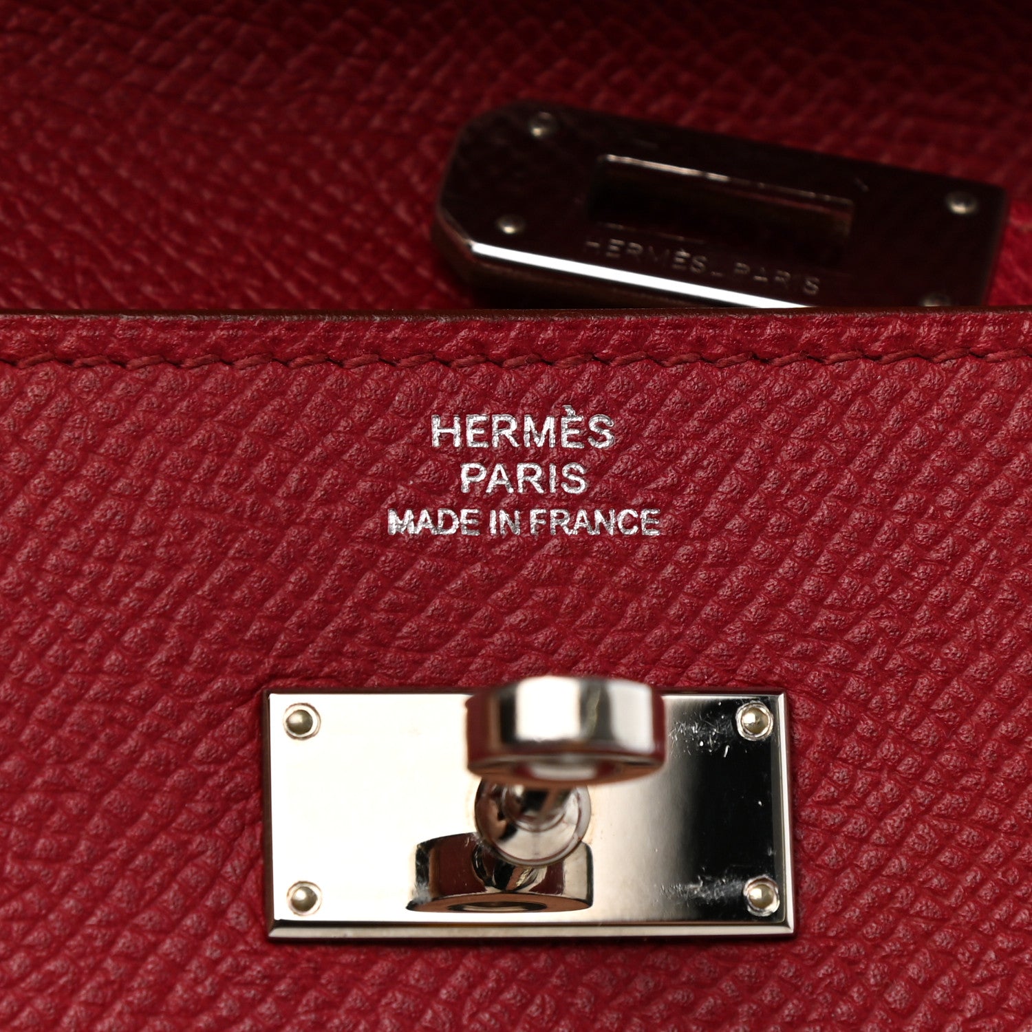 Hermes Epsom Kelly Longue Wallet Rubis 6 of 6