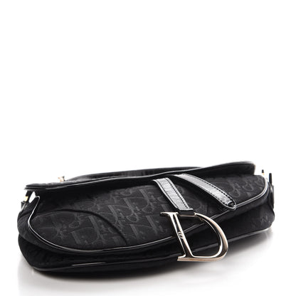 Christian Dior Monogram Saddle Bag Black 4 of 11