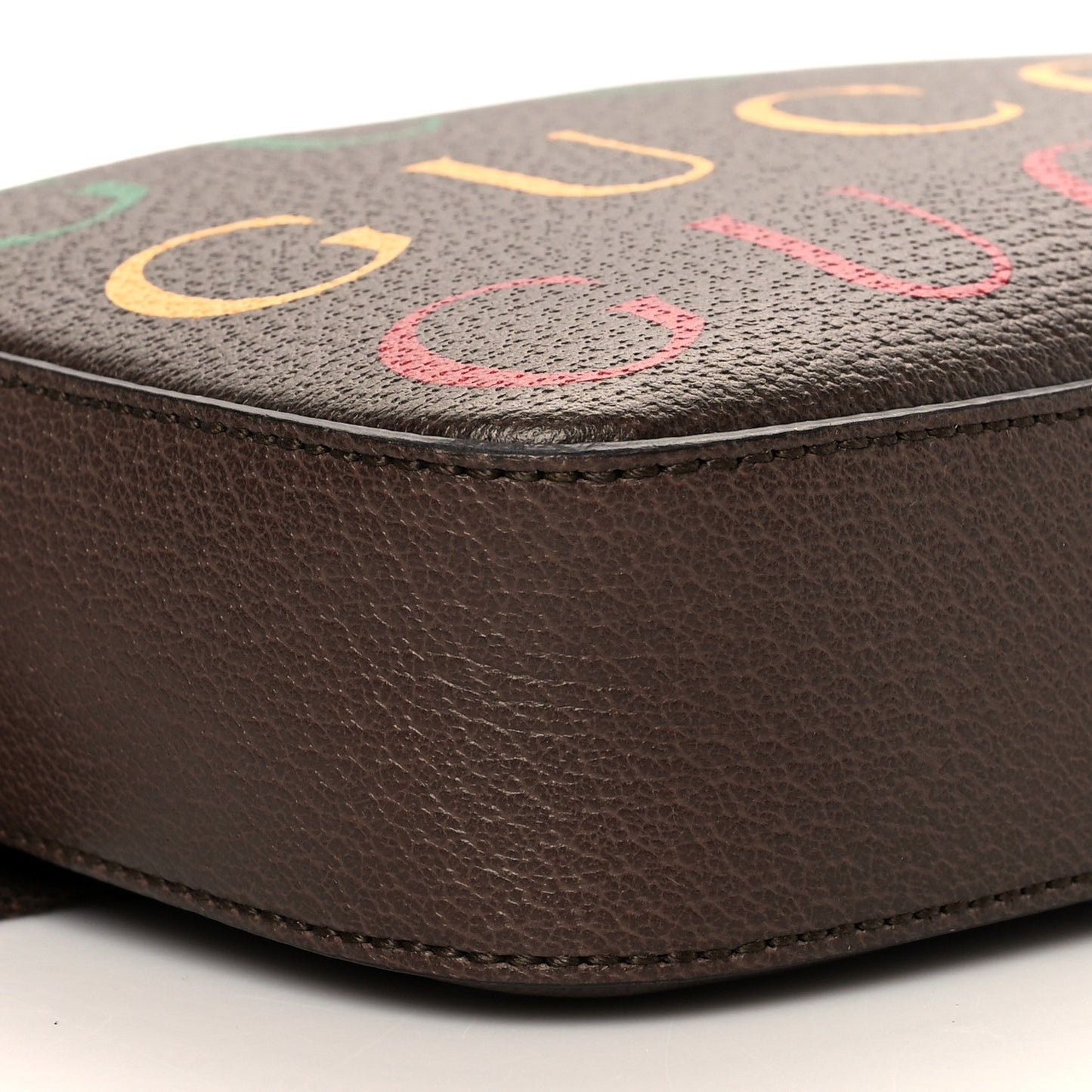 Textured Dollar Calfskin Gucci 100 Aria Belt Bag 90 36 New Acero Multicolor
