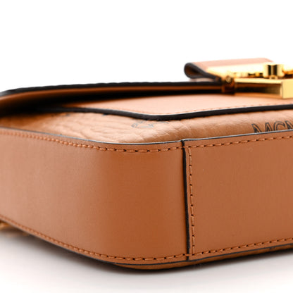 MCM Visetos Small Millie Crossbody Belt Bag Cognac 9 of 10
