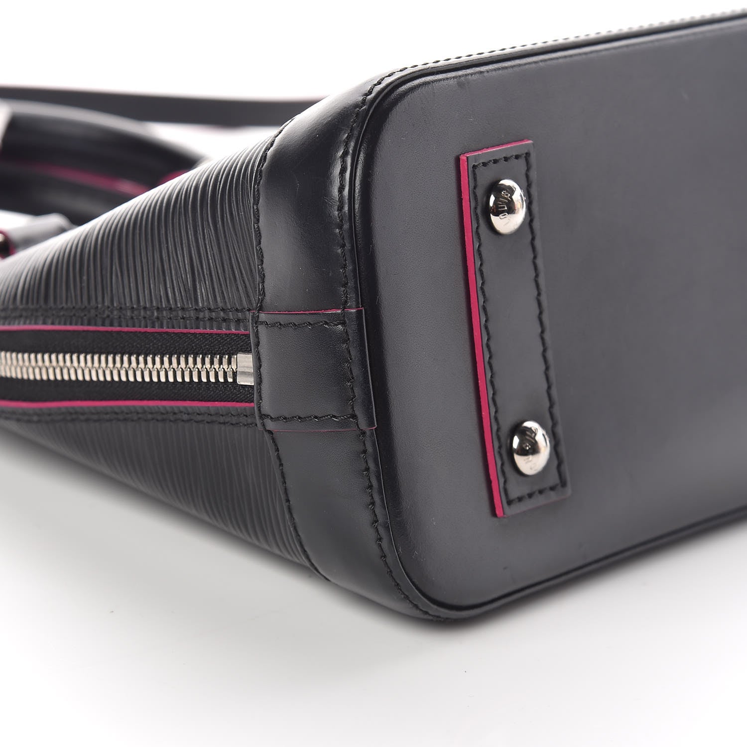 Louis Vuitton Epi Alma BB Black Hot Pink 8 of 9