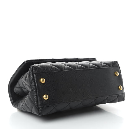 Chanel Caviar Quilted Mini Coco Handle Flap Black 5 of 11