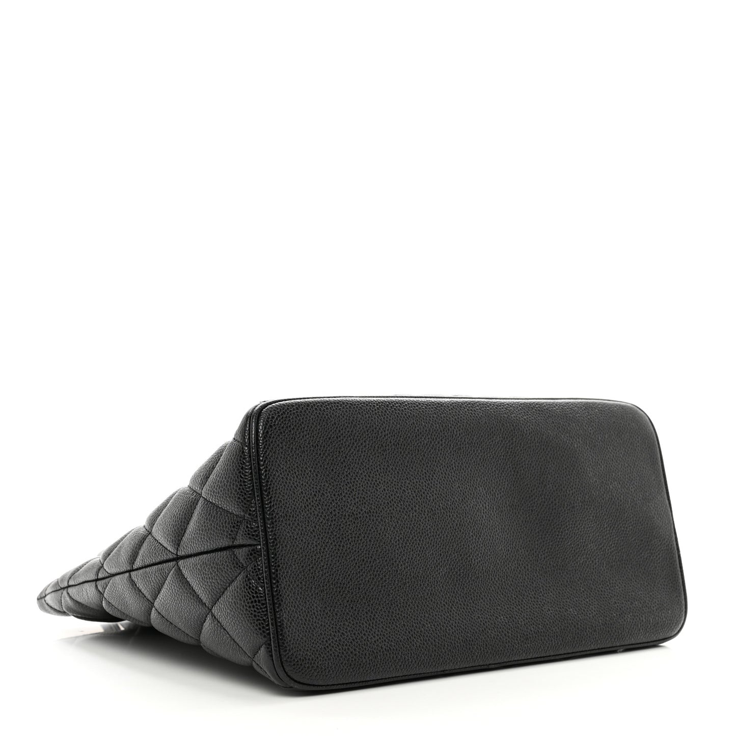 Caviar Quilted Medallion Tote Black