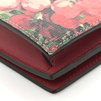 Gucci GG Supreme Monogram Blooms Chain Wallet Beige Multicolor Dry Rose 17 of 19