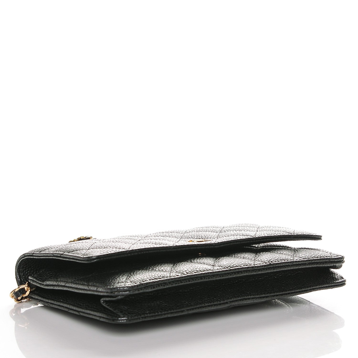 Chanel Caviar Quilted Wallet On Chain WOC Black 4 of 8