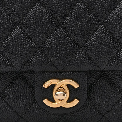 Chanel Shiny Caviar Pick Me Up Flap Belt Bag Black 9 of 12