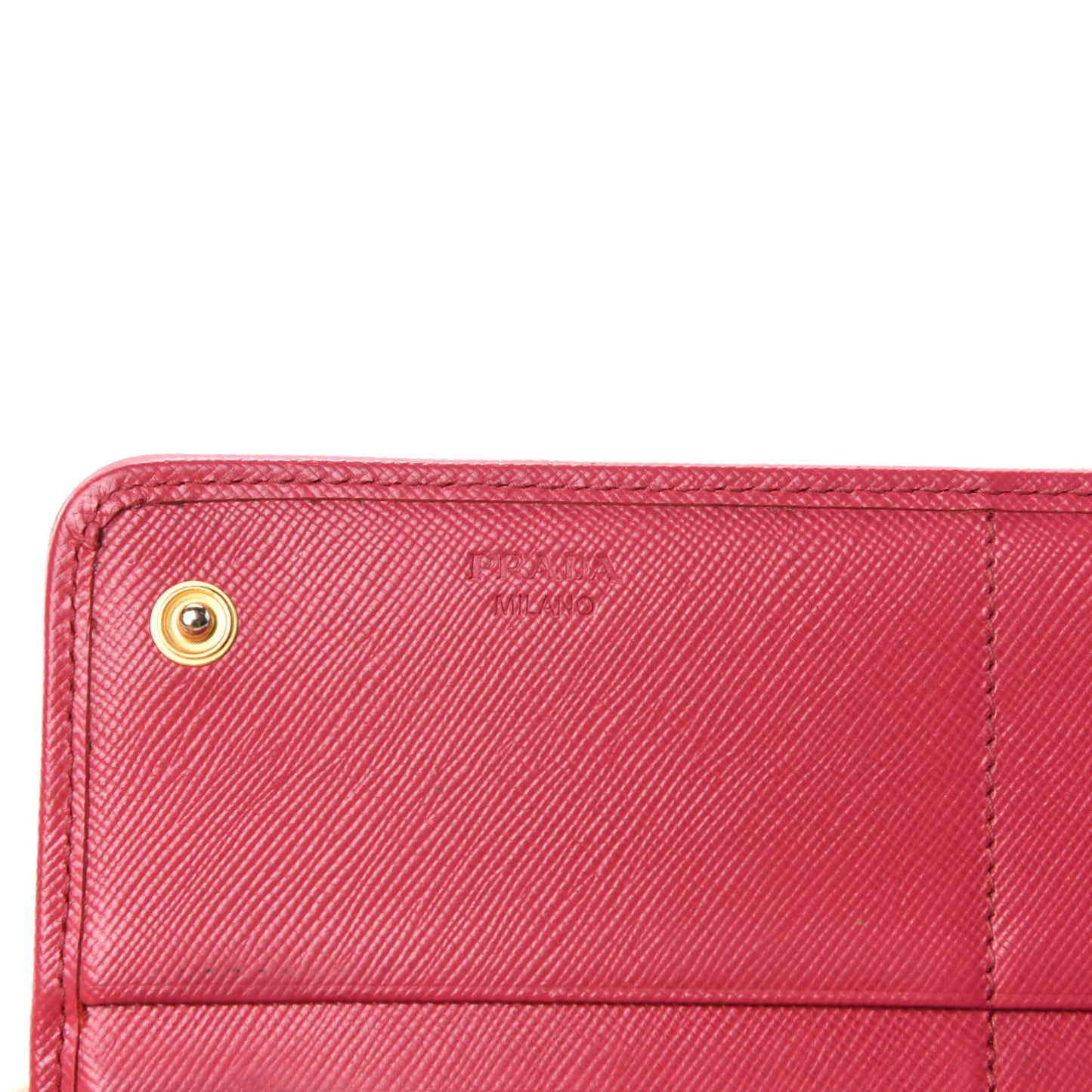 Saffiano Bow Continental Flap Wallet