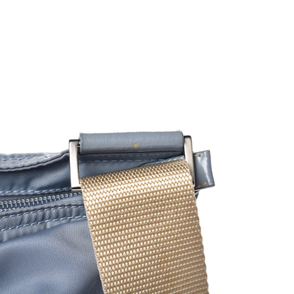 Prada Nylon Vela Sport Flat Messenger Bag Pervinca 8 of 8