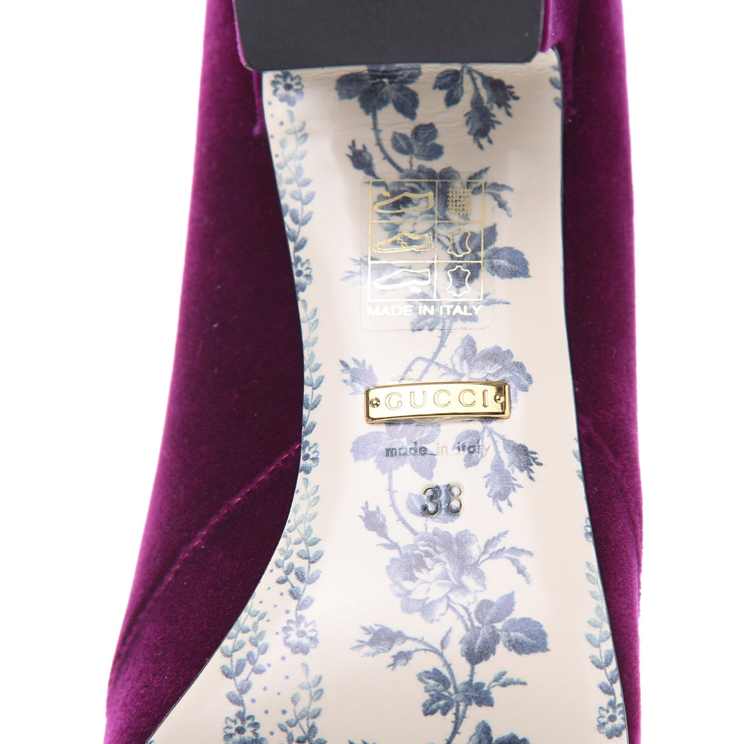 Softy Velvet GG Victoire 55mm Loafer Pumps 38 Fucsia