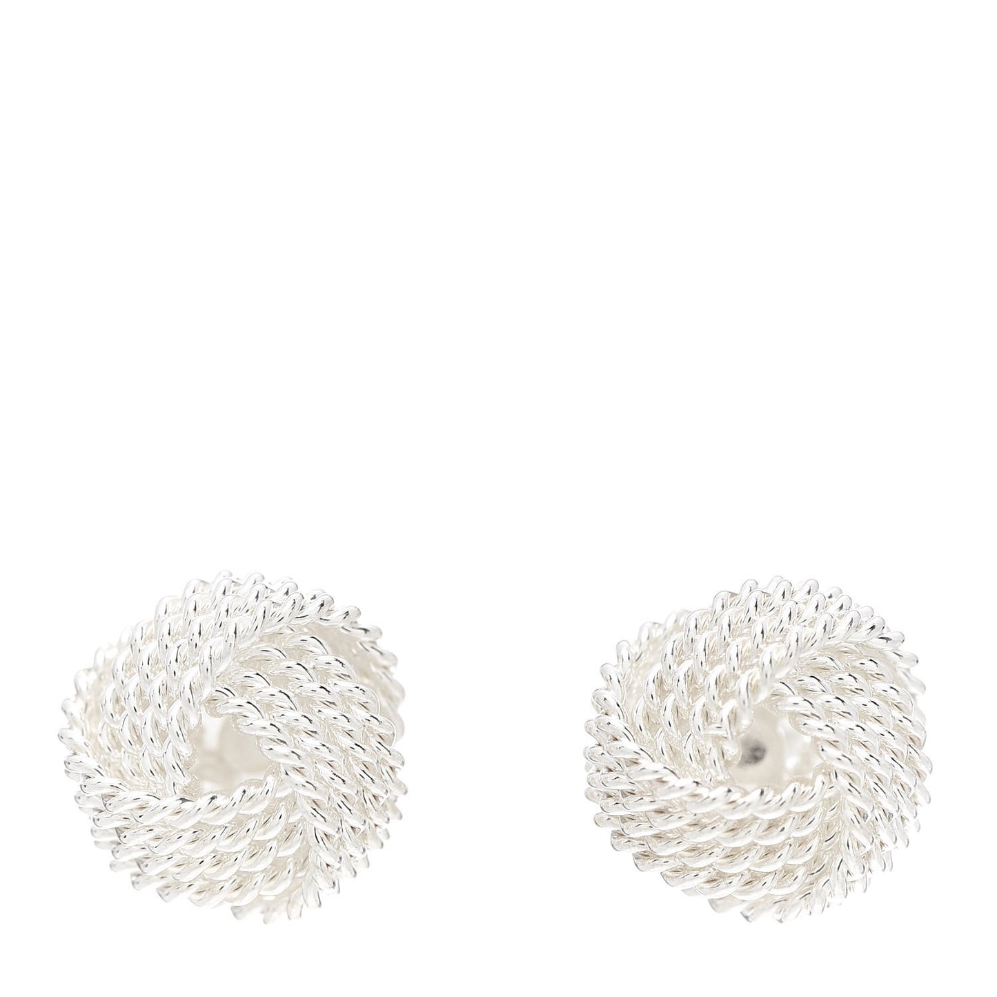Sterling Silver Twist Knot Earrings