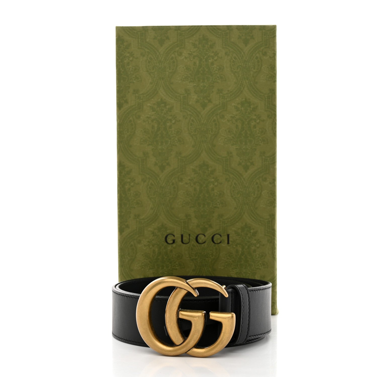 Gucci Calfskin Double G 40mm Belt 85/34 Black 6 of 6