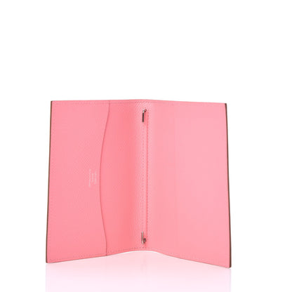 Hermes Epsom Globe Trotter Agenda Cover PM Rose Confetti 5 of 9