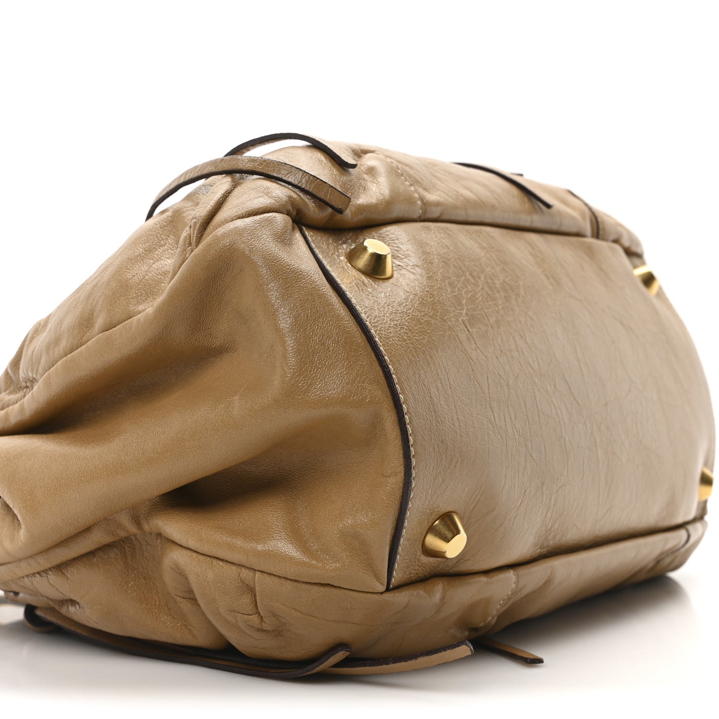 Nappa Lux Two Way Handbag Sabbia