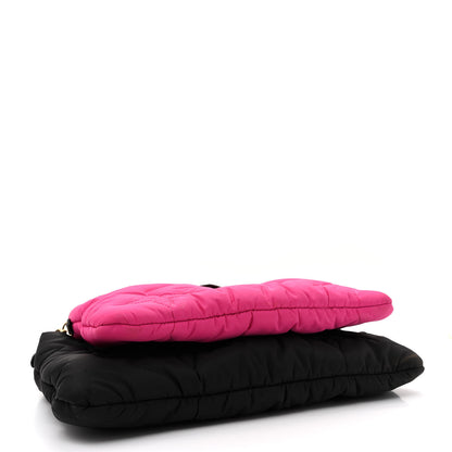 Louis Vuitton Econyl Monogram Pillow Maxi Multi Pochette Accessories Black Fuchsia 4 of 12