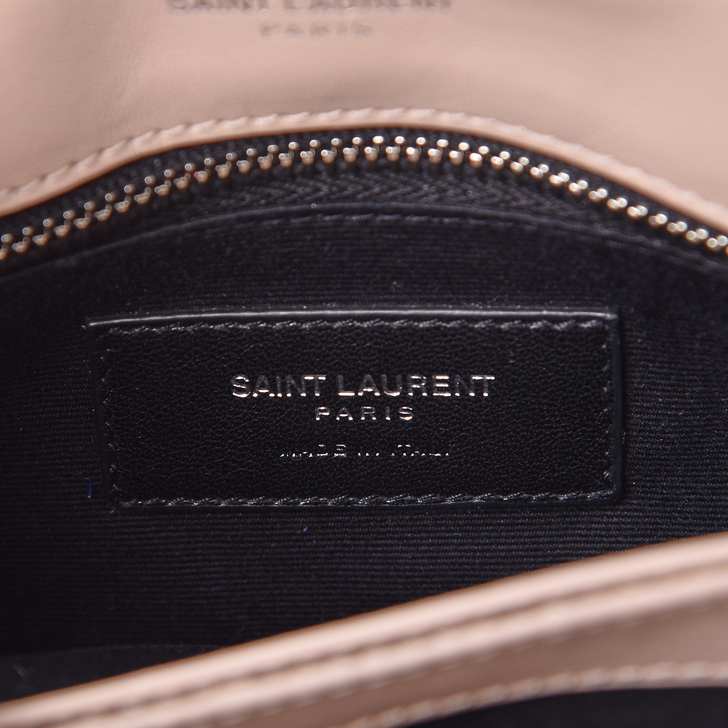 Saint Laurent Calfskin Y Quilted Monogram Toy Loulou Crossbody Bag Marble Pink 6 of 7