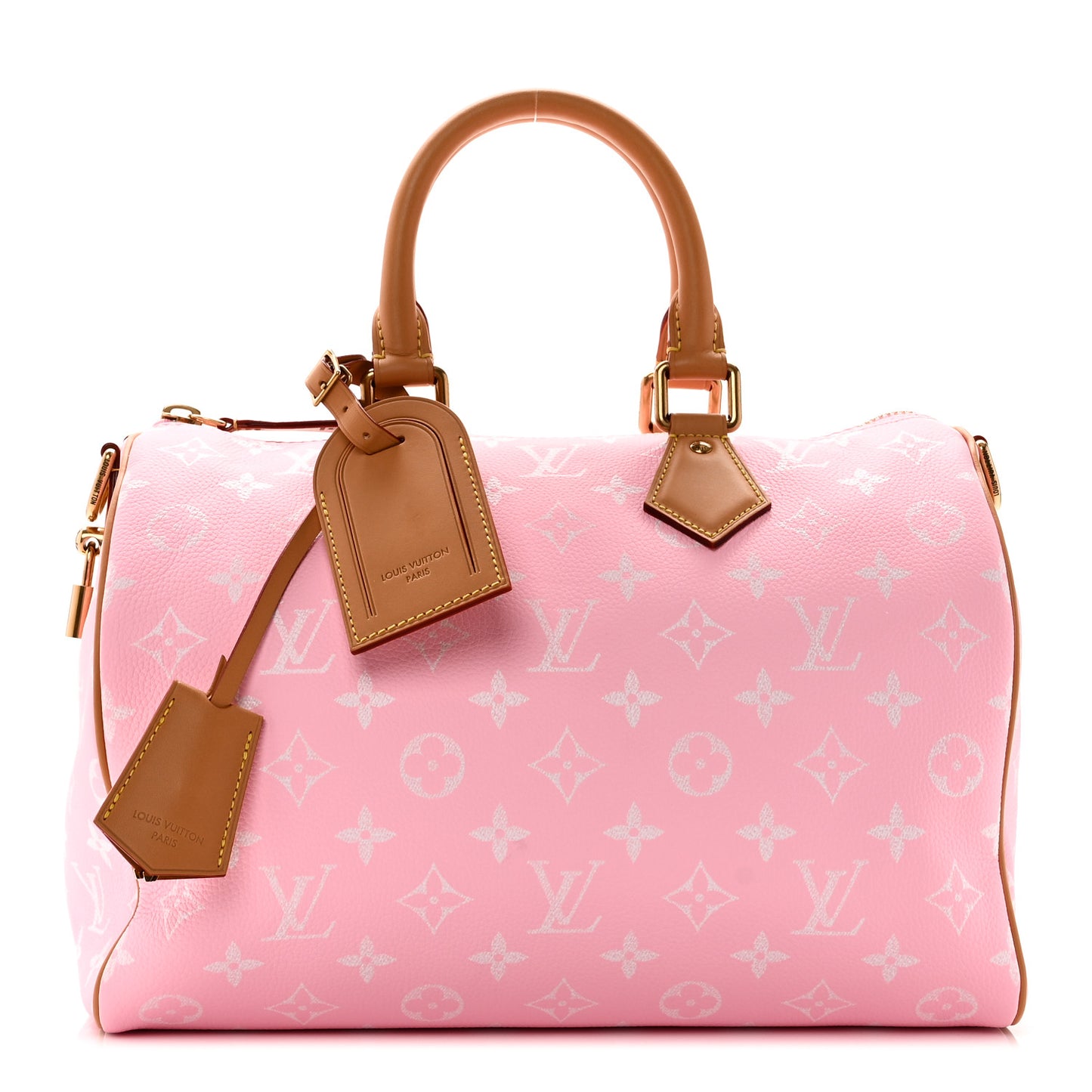 Calfskin Monogram Speedy P9 Bandouliere 30 Candy