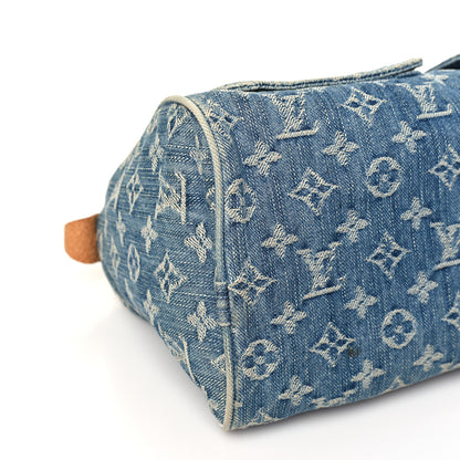 Louis Vuitton Monogram Denim Neo Speedy Blue 8 of 13