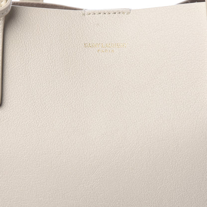 Saint Laurent Calfskin Large Shopping Tote Porcellana 9 of 22