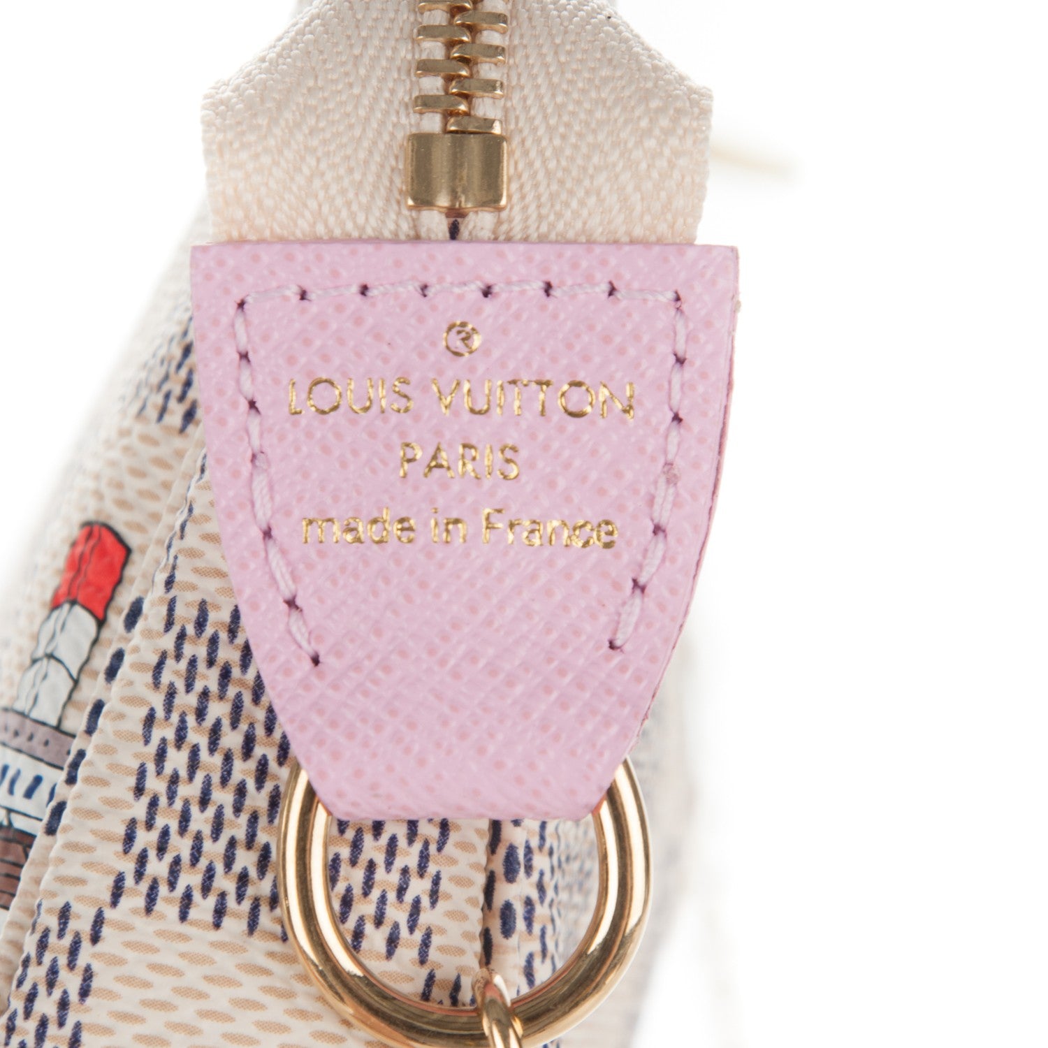 Louis Vuitton Damier Azur 2016 Christmas Animation Mini Pochette Accessories 5 of 7