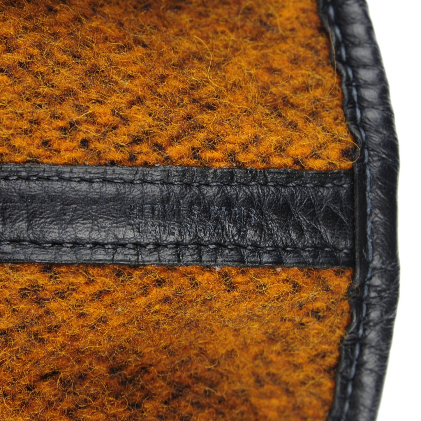 Wool Rocabar Garden Party Tote 36 MM Orange Black