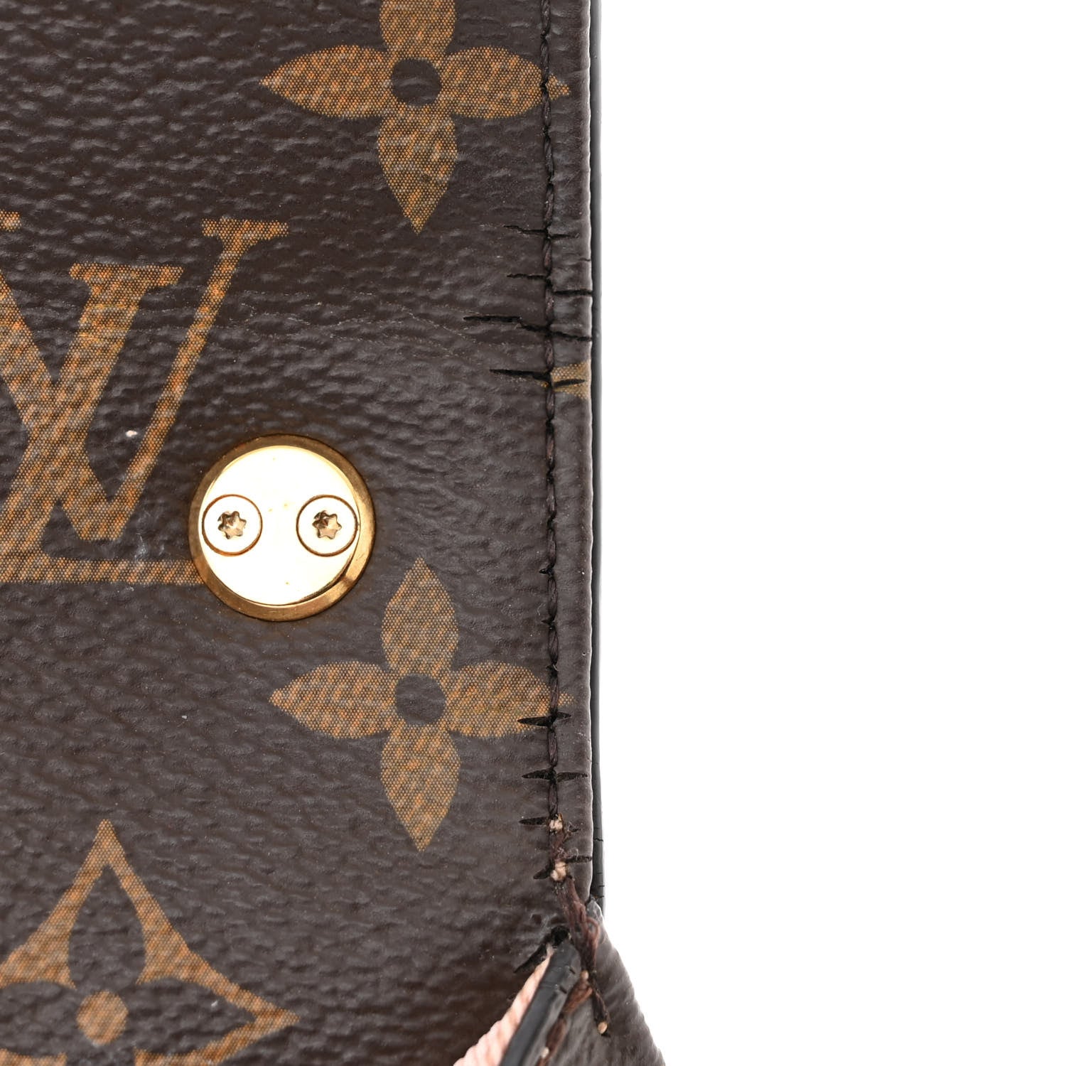 Louis Vuitton Patent Calfskin Monogram Cherrywood BB Rose Ballerine 16 of 17