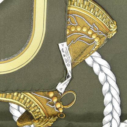 Hermes Silk Grand Apparat Scarf 90 4 of 5