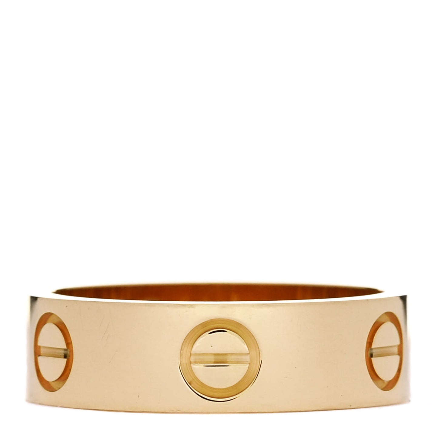 18K Yellow Gold 5.5mm LOVE Ring 53 6.5