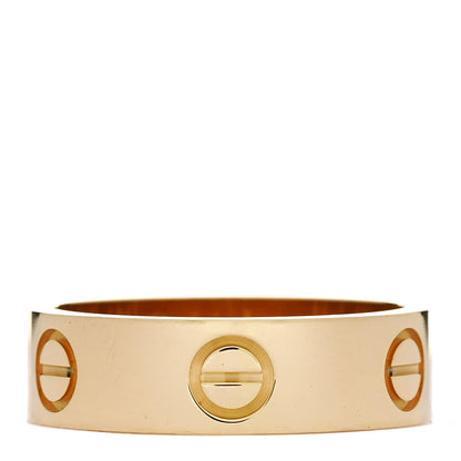 Cartier 18K Yellow Gold 5.5mm LOVE Ring 53 6.5 1 of 5