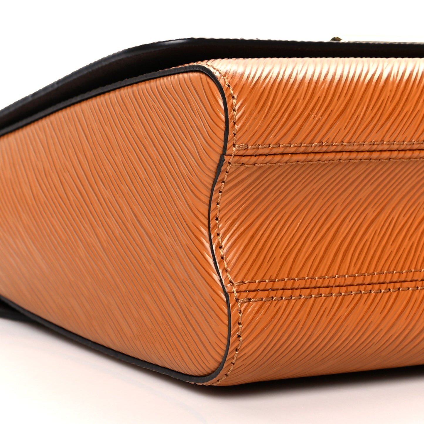 Epi Twist Shoulder Bag MM Gold Honey