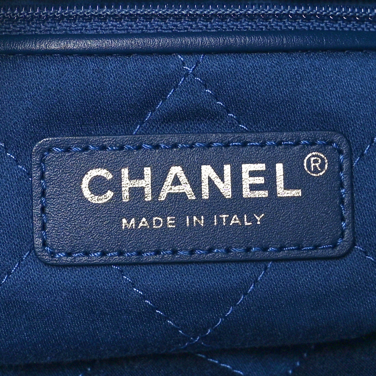 Chanel Washed Denim Quilted Studded Small Chanel 22 Blue 7 of 11