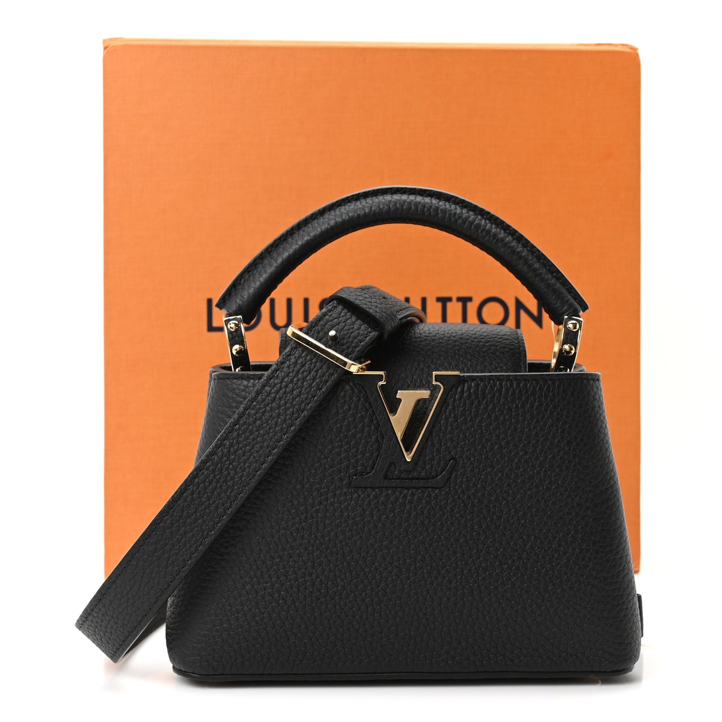 Taurillon Mini Capucines Black