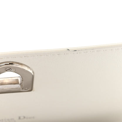 Christian Dior Goatskin Diorever Wallet On Chain Argent 12 of 12