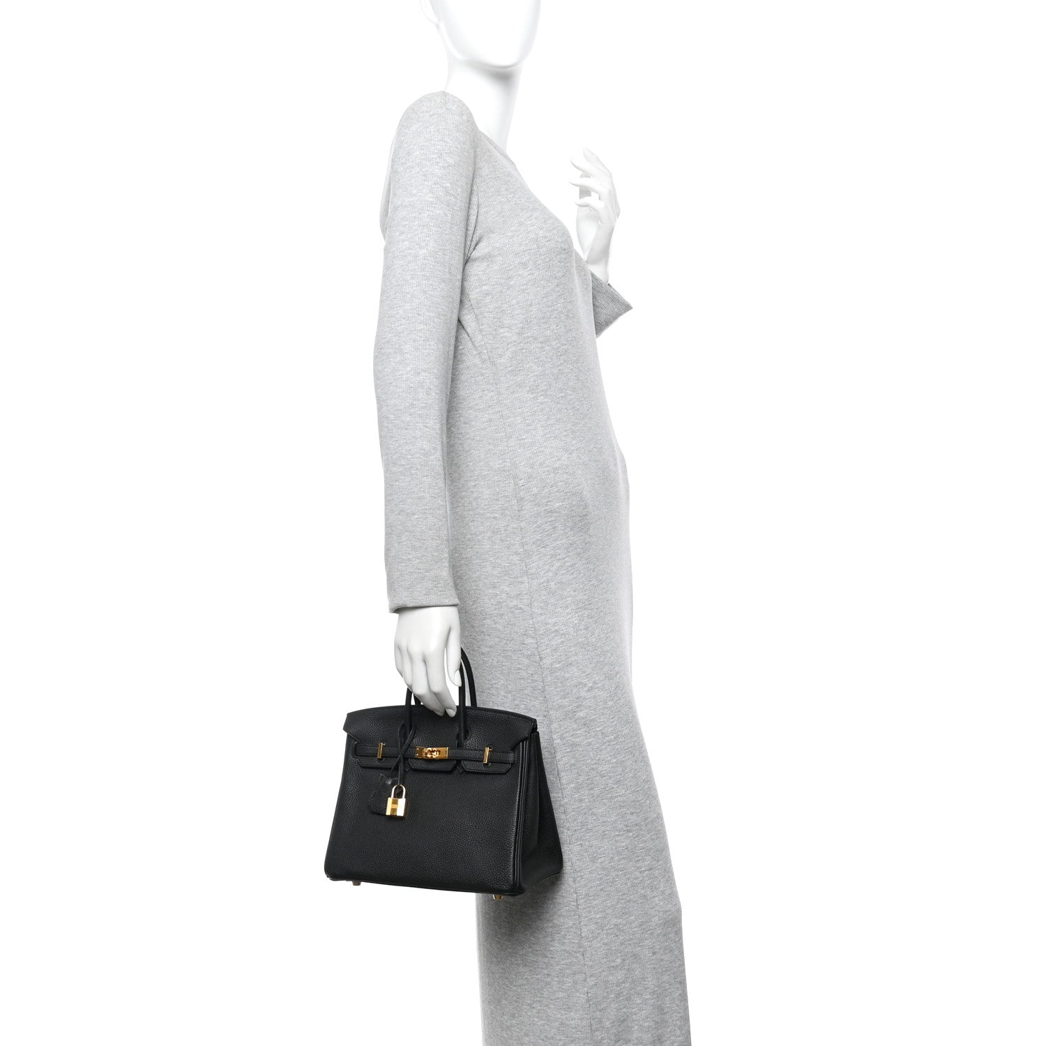 Hermes Togo Birkin 25 Black 2 of 11